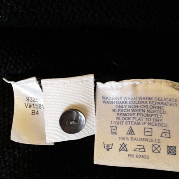 Cotton Cardigan Sweater by Lands End - Picture 4 of 5